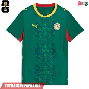 Lacne Ženy Futbalové dres Senegal MS 2026 Krátky Rukáv - Preč